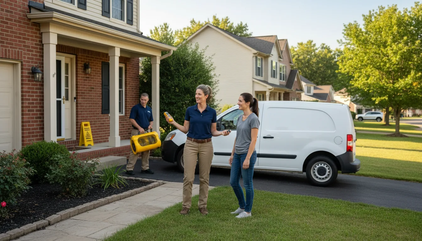 Water restoration image for Flood Water Cleanup, Removal And Restoration Services in Byron, MI